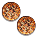 Kebab Meat Pizza - Buy 1 Get 1 Free 