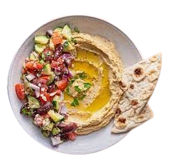 Hummous Pitta Salad 