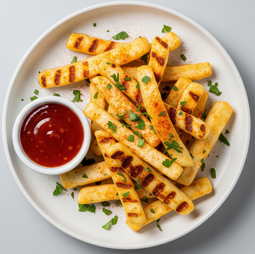 Halloumi With Chips 