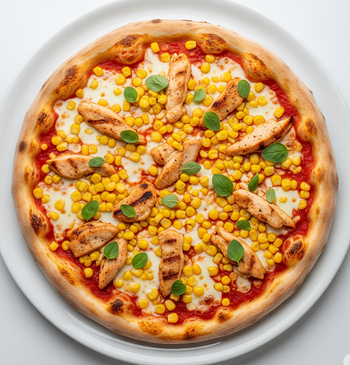 Chicken Sweetcorn Pizza 