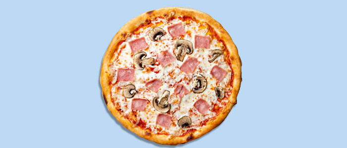 Ham & Mushroom Pizza  10" 