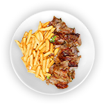 Donner Meat Kebab & Chips 