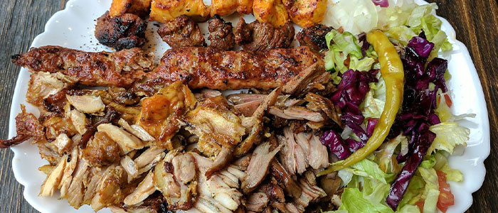 Tray Of Kebab Meat 